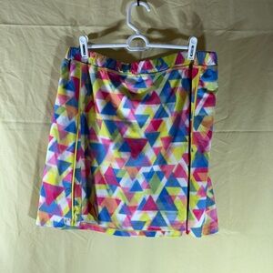 Vibrant Blue and Pink Mini Pencil Skirt for Resort Wear